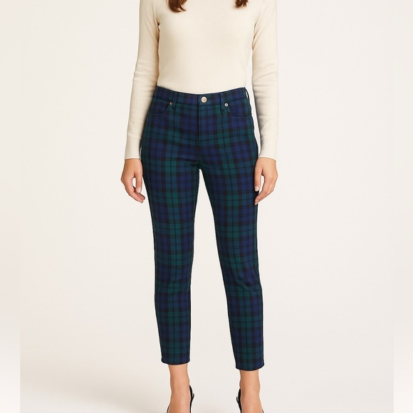 🍂 Vineyard Vines Blackwatch Plaid Pants – Size 10 - Picture 7 of 7